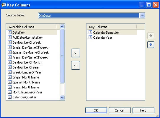 Key Columns