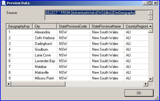 xport wizard preview