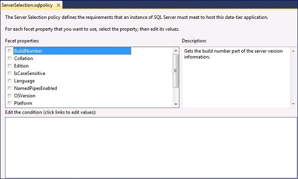 ServerSelection.sqlpolicy is shown