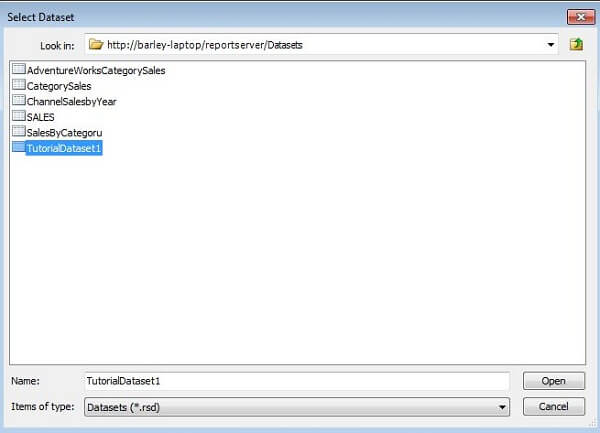 BrowseForDataset