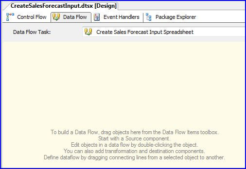 mpty data flow