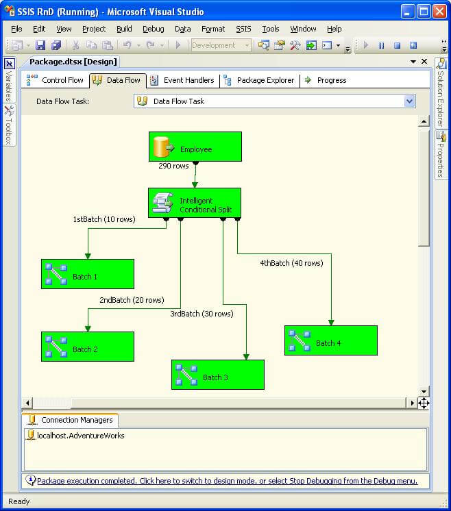 using just a single transform we are able to validate the logic and route the same record to multiple output paths 