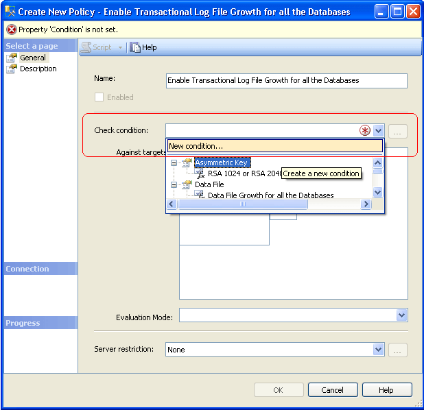 Enable Transactional Log File Growth for all the Databases