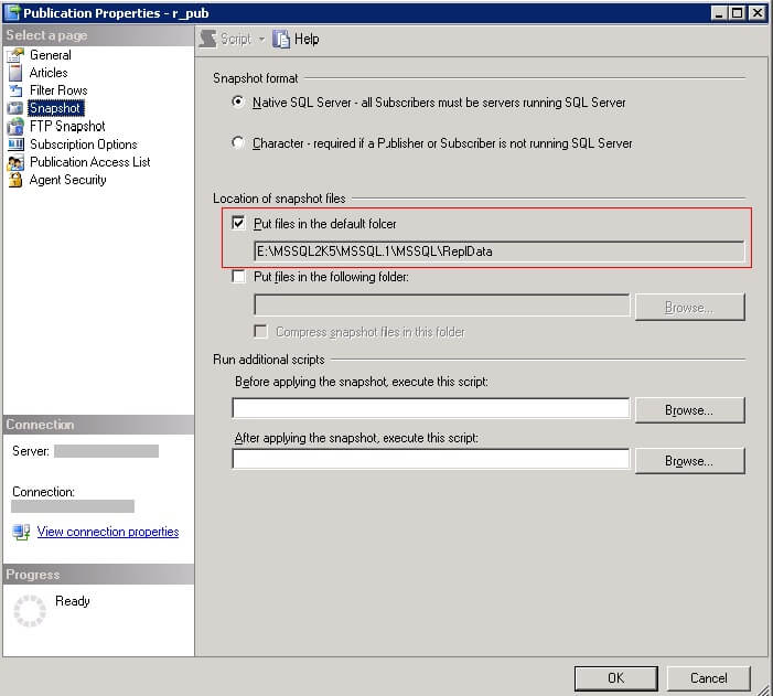 all subscribers must be servers running sql server