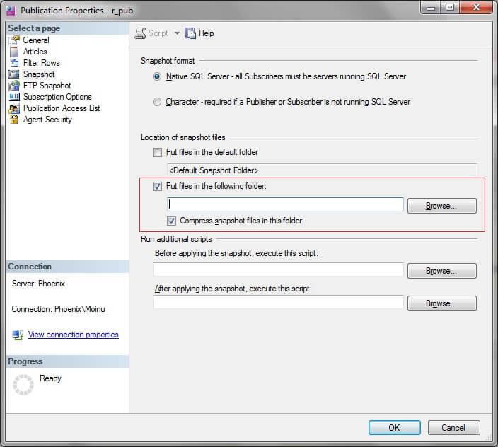 compress snapshot files
