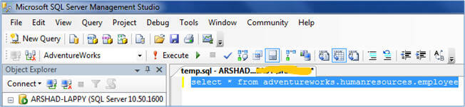 changing code case in ssms