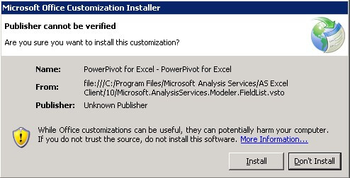 microsoft customization installer