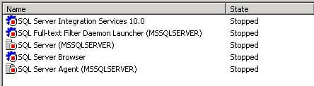 start the rebuild process on the target server