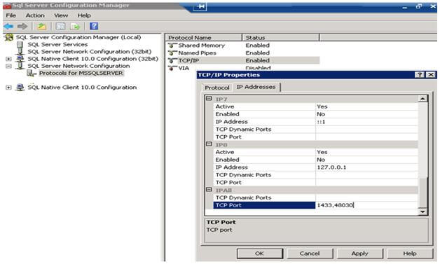 SQL Server Configuration Manager