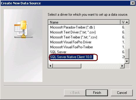 create new data source