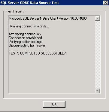 complete sql server odbc setup