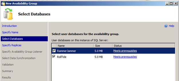 new availability group in sql