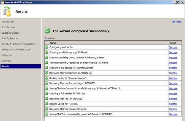 alwayson installation results