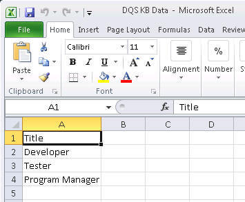 Creating a Data Quality Knowledge Base (DQKB)