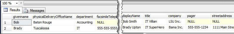 querying active directory from sql server management studio