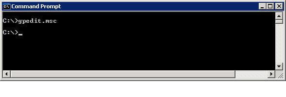 Group Policy Edit command