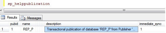 Checking publication options