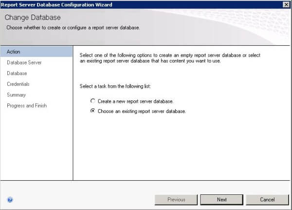 Reporting Services Configuration Manager