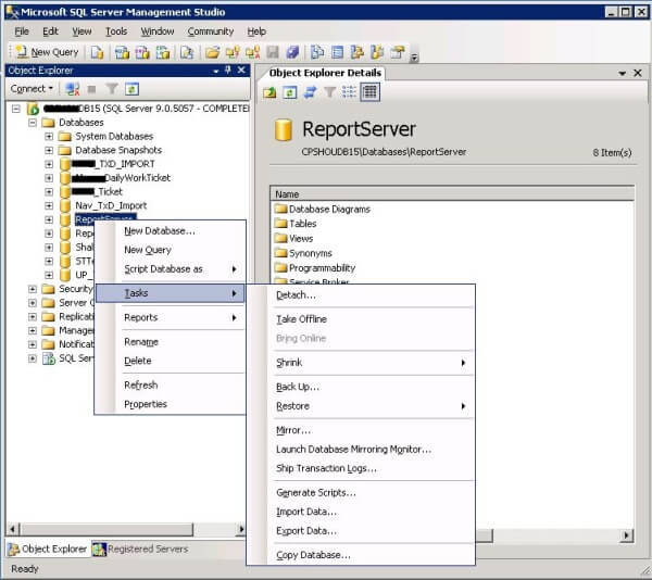 SQL Management Studio