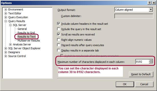 SSMS Toolbar