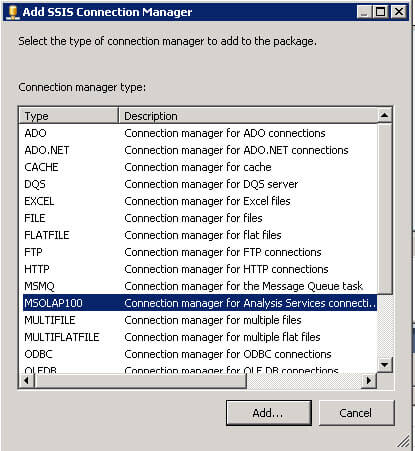 Add connection