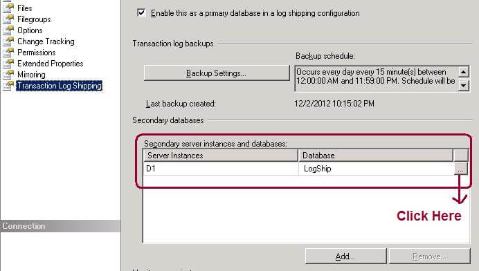 Steps to Move SQL Server Log Shipping Secondary Database Files