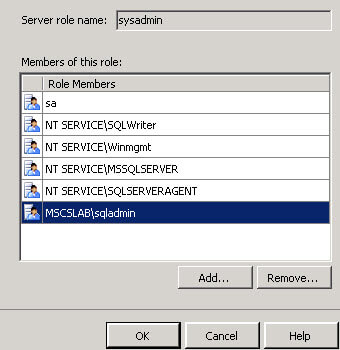 log in to the instance again using SSMS