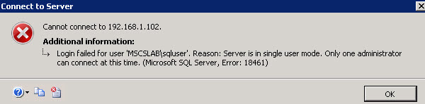 stopping the SQL Agent service