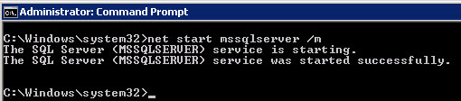 Open an administrative command prompt