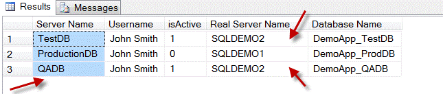 Query Result