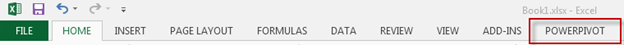 enabling PowerPivot