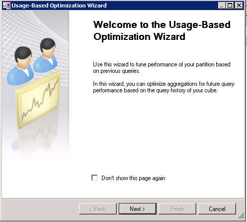 The wizard will start with the welcome window