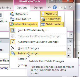 Publish Changes
