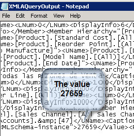 xml result