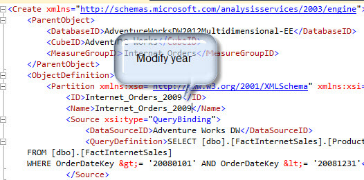 xmla script