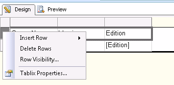 Delete the Title row