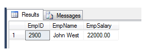 The query will hang as it is waiting for the key lock on EmpID to be released