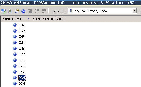 Source Curency Code dimension