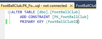 A script window will again appear with a template script.