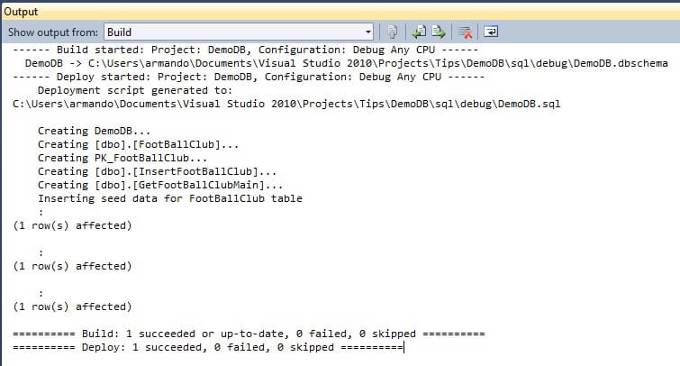 the post deployment script ran after the deployment occurred.