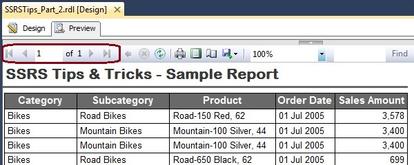 Display everything on one page