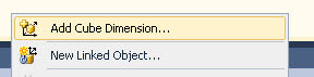 Add Cube dimension