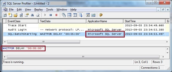 Profiler Output without Application Name
