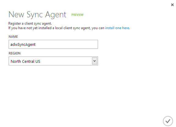 SQL Data Sync is in Preview mode right now and might have some changes