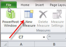 New Measure Button