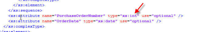 XSD Integer Update