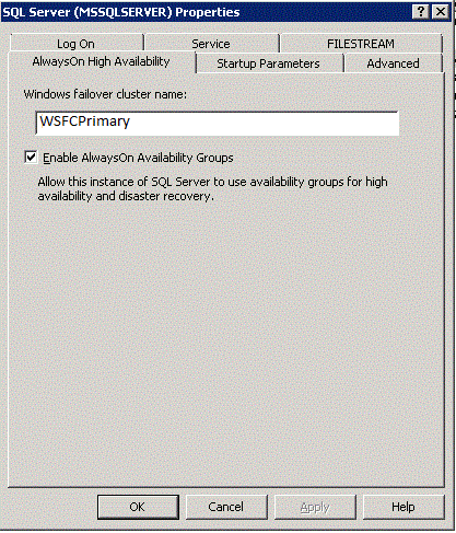 Now let's look at steps to add a standalone SQL instance and setup SQL 2012 High Availability solution