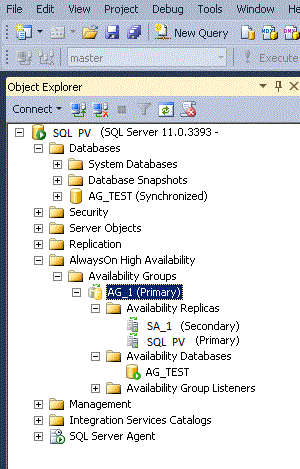 Now you should be able to enable High Availability on SA_1 sql node