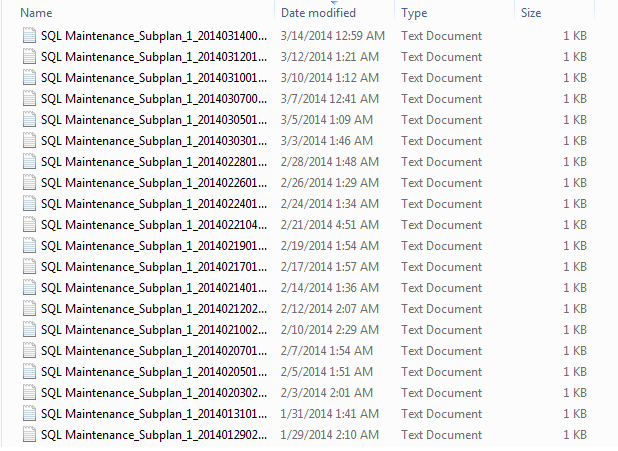 Windows Explorer where a new file is created each execution
