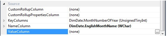 Click on the ellipsis to the right of the ValueColumn. 